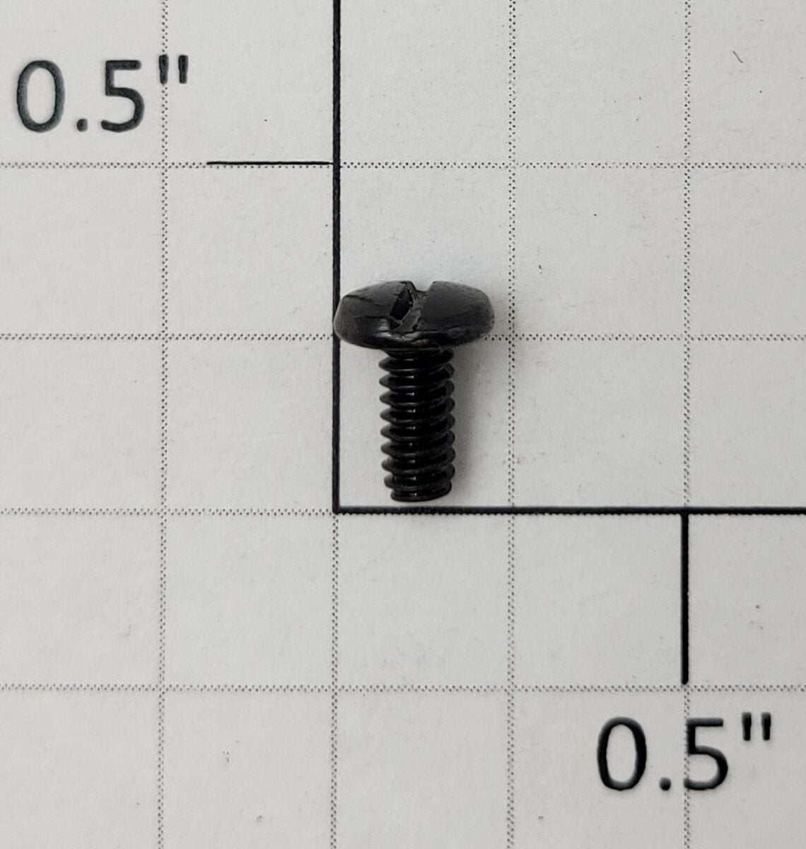 Lionel #4-40 x 1/4" Black Slotted Binding Head #2333 Truck Cover Plate Screw