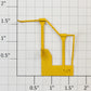 Lionel 18206-104 Left Hand Yellow Forward Handrail