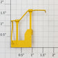 Lionel 18206-104 Left Hand Yellow Forward Handrail