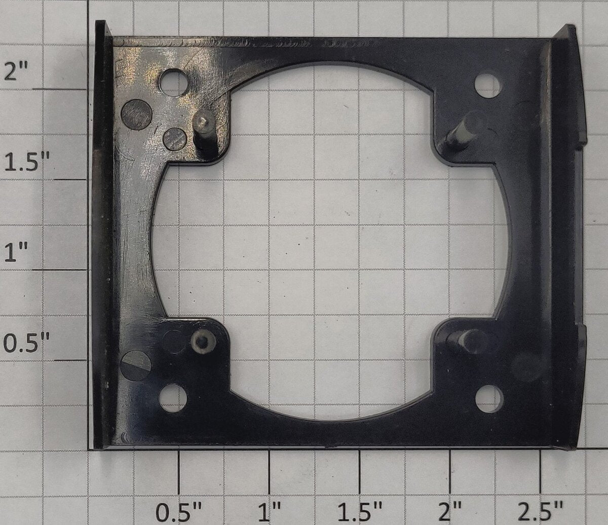 Lionel 18122-55 Black Molded Santa Fe F-3 Diesel Loco Speaker Mounting Bracket