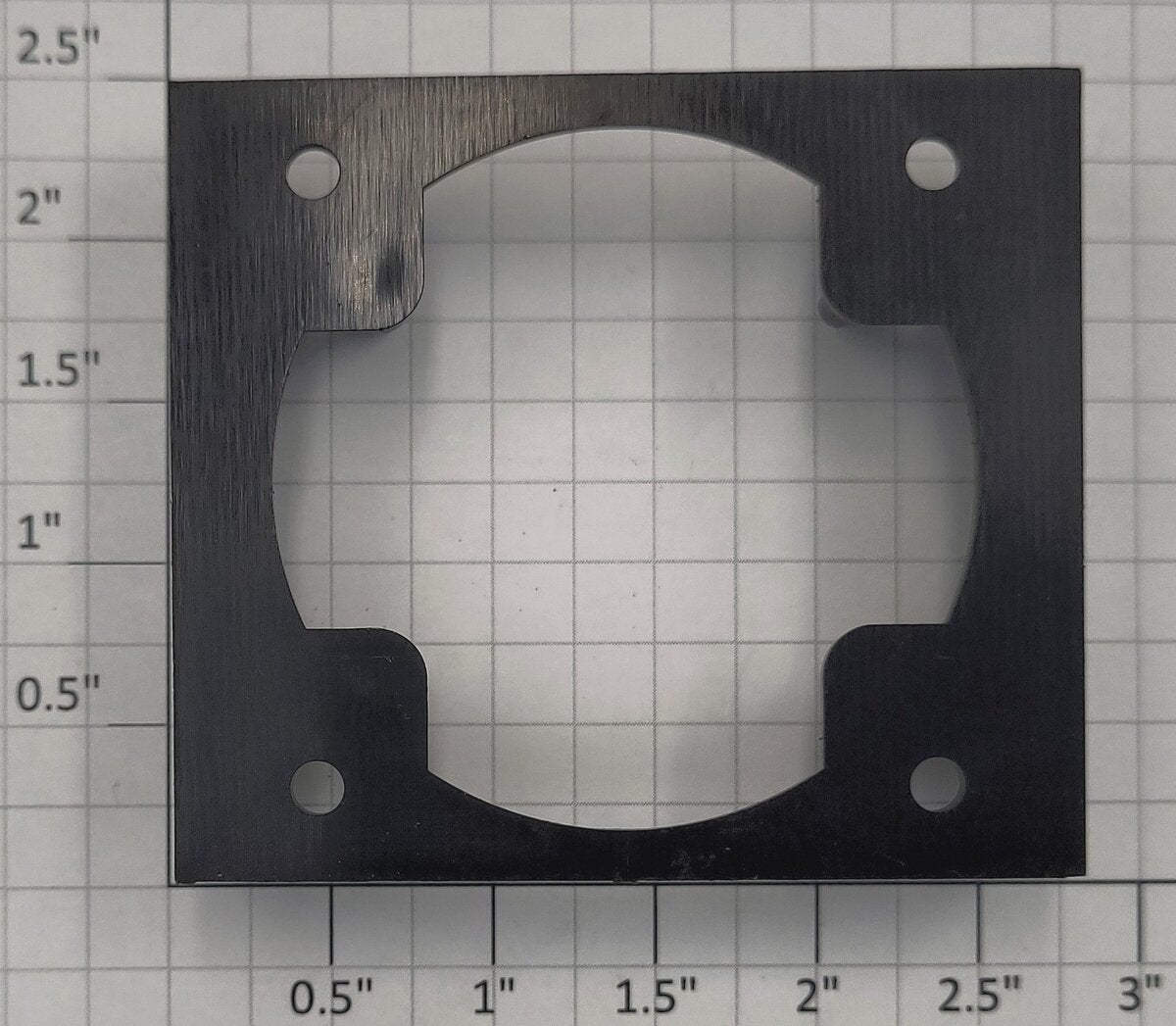 Lionel 18122-55 Black Molded Santa Fe F-3 Diesel Loco Speaker Mounting Bracket