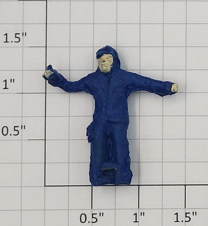 Lionel 3464-17 O Gauge Blue Brakeman Painted Figure