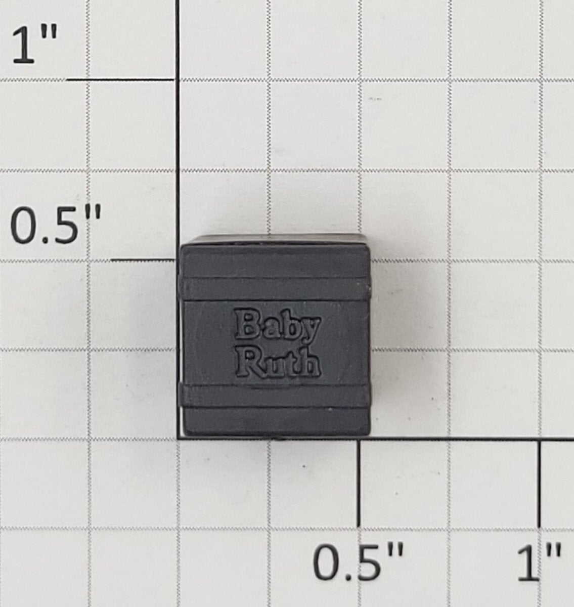 Lionel 3454-53 O Gauge Two Piece Black Baby Ruth Merchandise Cube w/ Straps