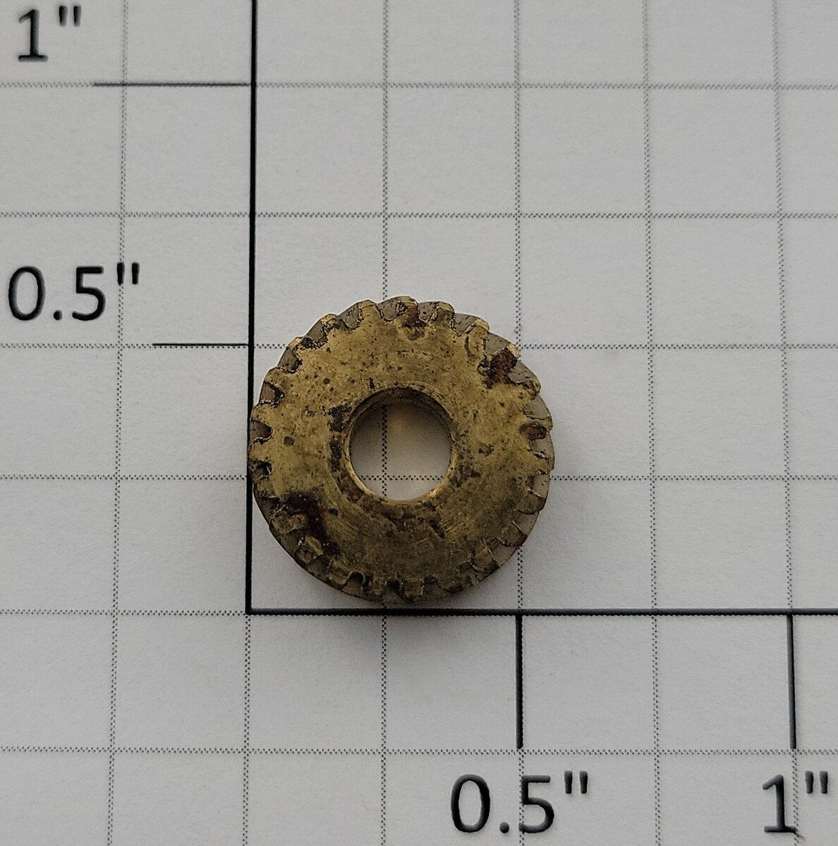 Lionel 58-13 23-Tooth Brass Worm Wheel Gear