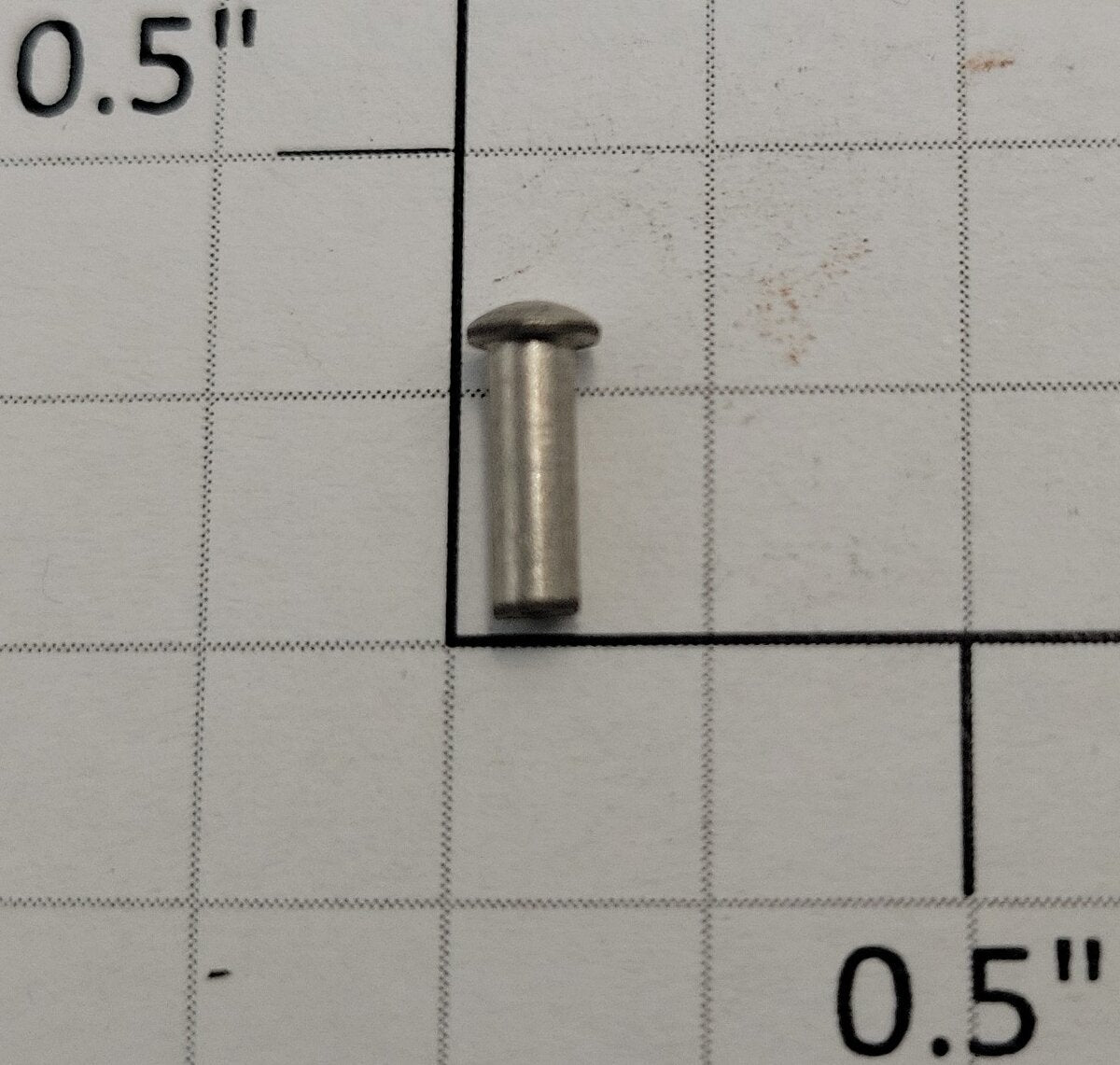 Lionel 474-6 .265 x .188 Shoe Rivet