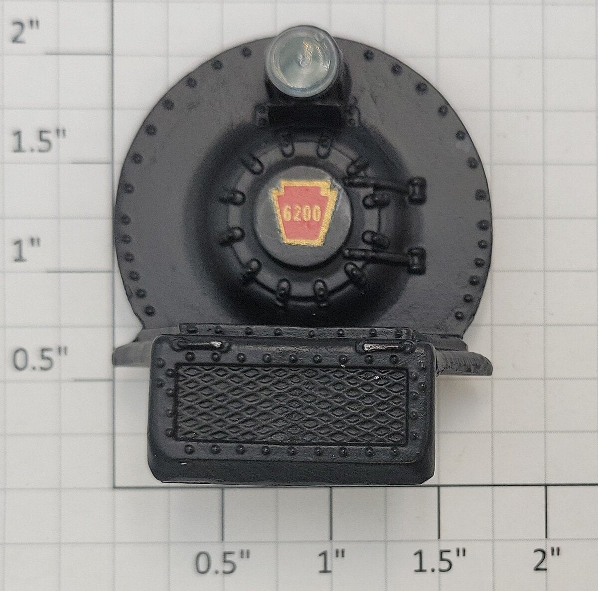 Lionel 671-196 O Gauge Boiler Front with #6200 Decal
