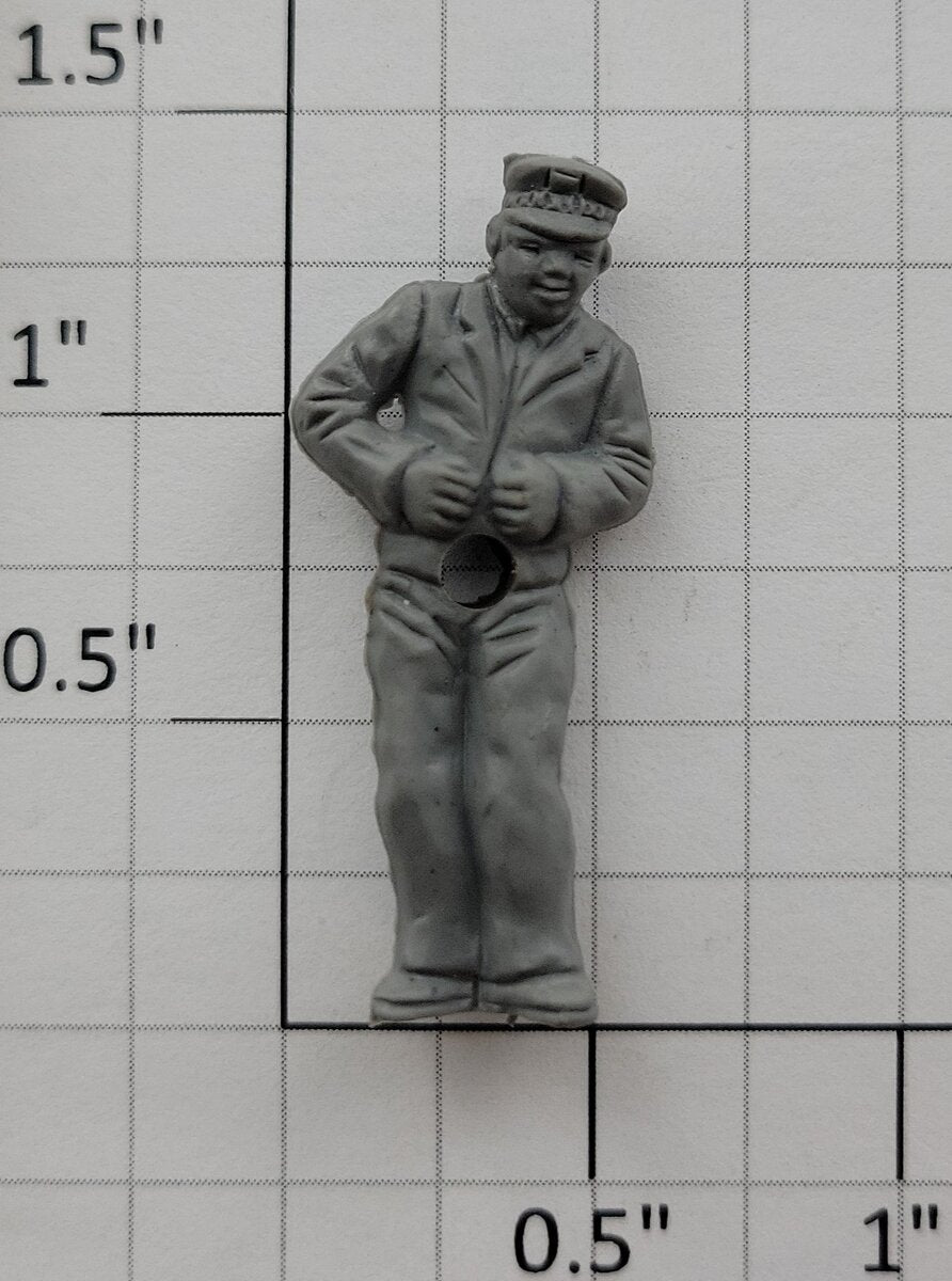 Lionel 3428-12 O Gauge Gray Mailman Figure without Magnet
