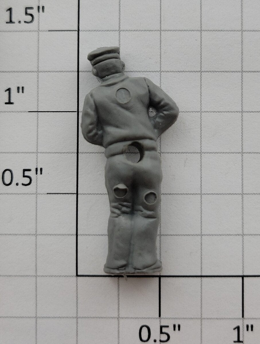 Lionel 3428-12 O Gauge Gray Mailman Figure without Magnet