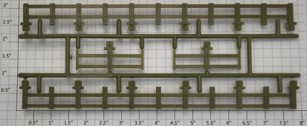 Lionel 6562-6 Olive Green 4-Piece Fence Set