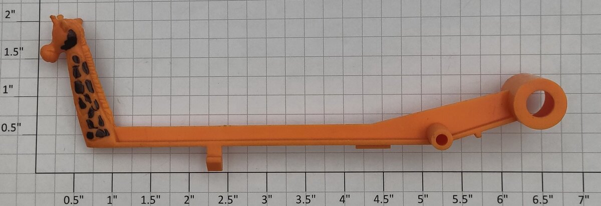 Lionel 7912-22 Bobbing Orange Giraffe Head lever