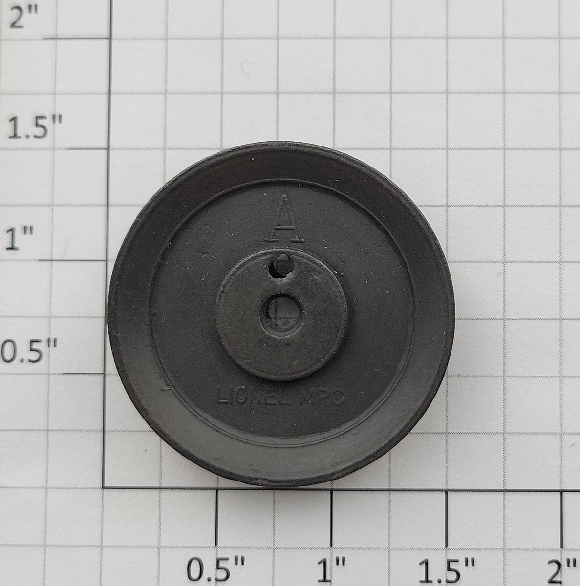 Lionel 8040-125 Undercut Flanged Wheel with Side Rod Boss