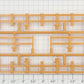 Lionel 9019-6 4-Piece Tan Flat Car Fence Set