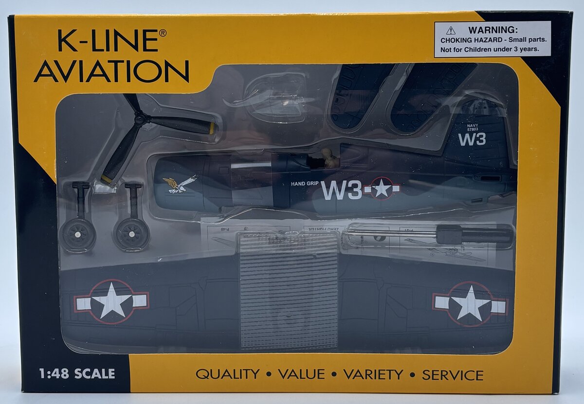 K-Line K-40222 O US Navy Vought F4U Corsair WWII Plane Kit