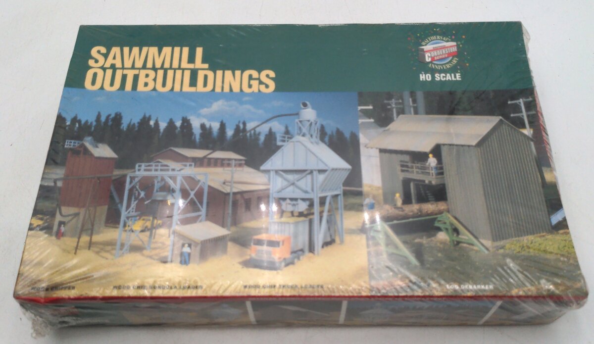 Walthers 933-3144 HO Sawmill Outbuildings Building Kit