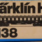Marklin 4138 HO Scale Zurich Swiss Federal Railways SBB C4 Passenger Car #8901
