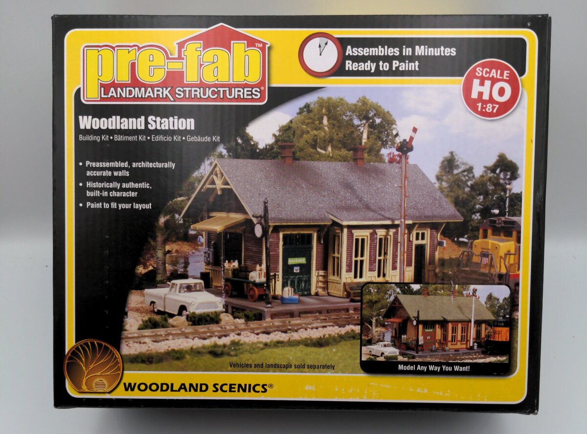Woodland Scenics PF5187 HO Woodland Station Building Kit