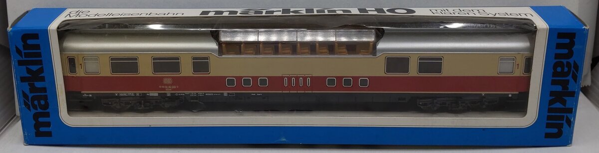 Marklin 4099 1st Class DB ADumh Observation Coach Car #:61 80 19-90 016-5