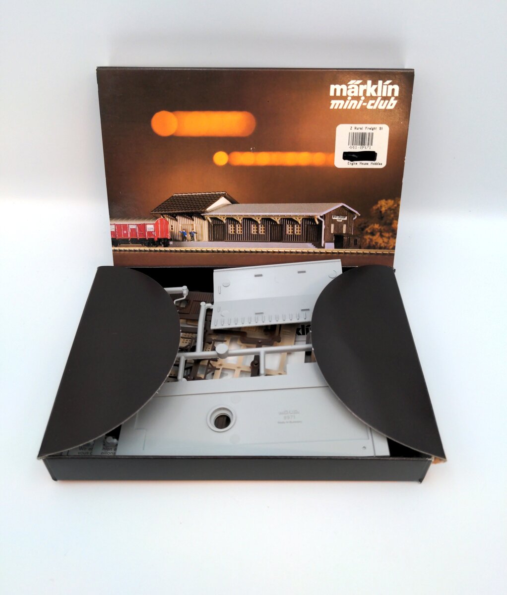Marklin 8971 Z Mini-Club Rural Freight Shed Building Kit