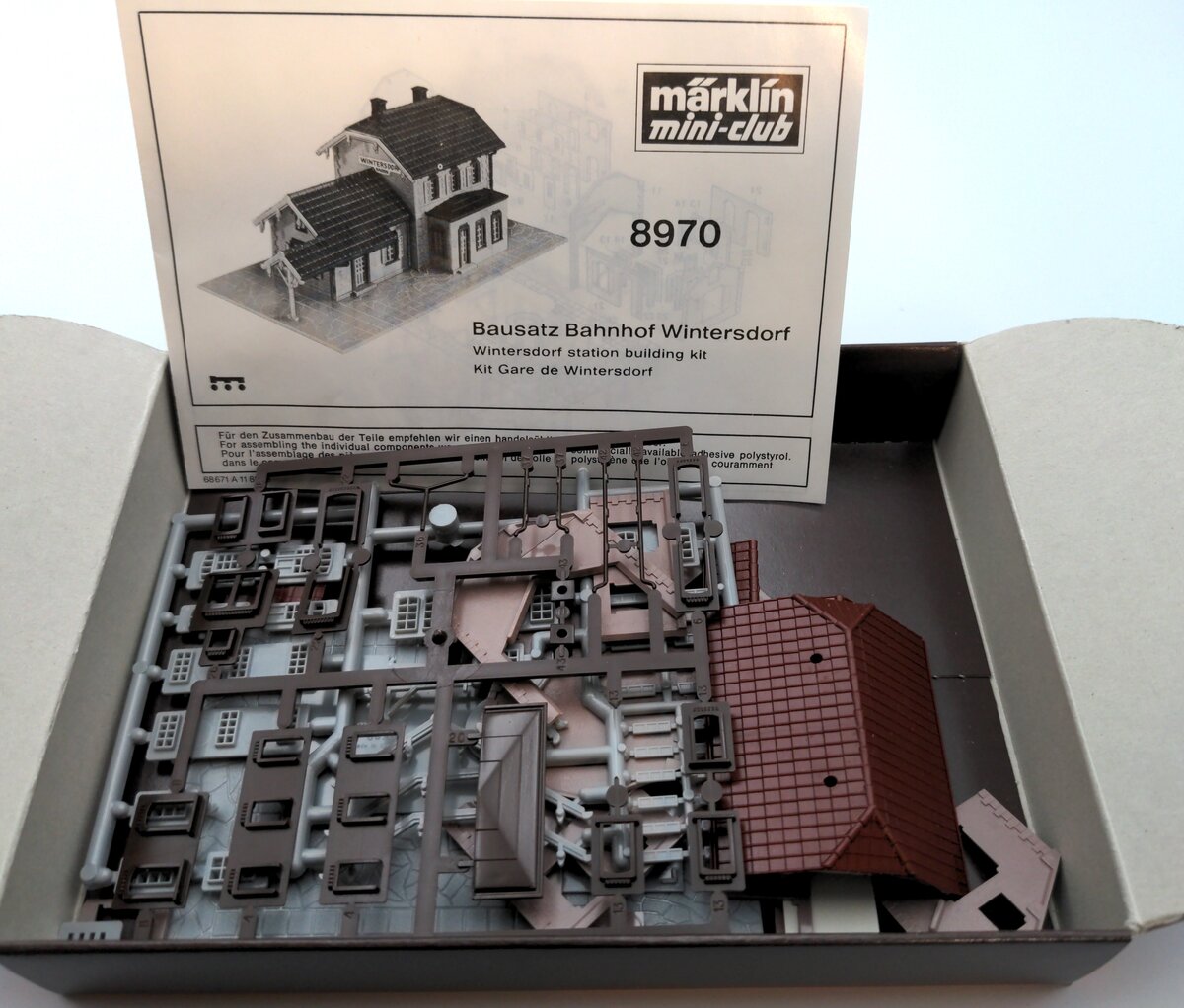 Marklin 8970 Z Scale Mini-Club Wintersdorf Station Buidling Kit