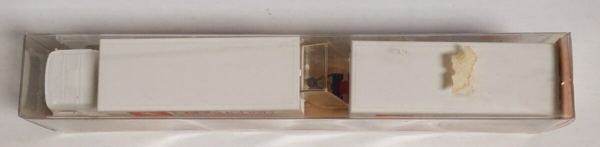 Wiking 471 HO Scale Weiss Lebkuchen Double Tractor Trailer Plastic Model Car