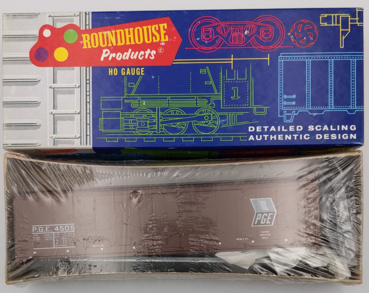 Roundhouse 1266 HO PG Eastern Plug Door Boxcar Kit
