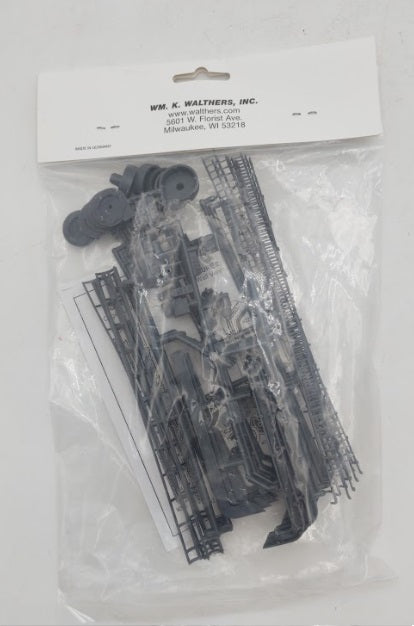 Walthers 933-3515 HO Safety Cage Ladders & Wall Vents Plastic Kit (Pack of 5)