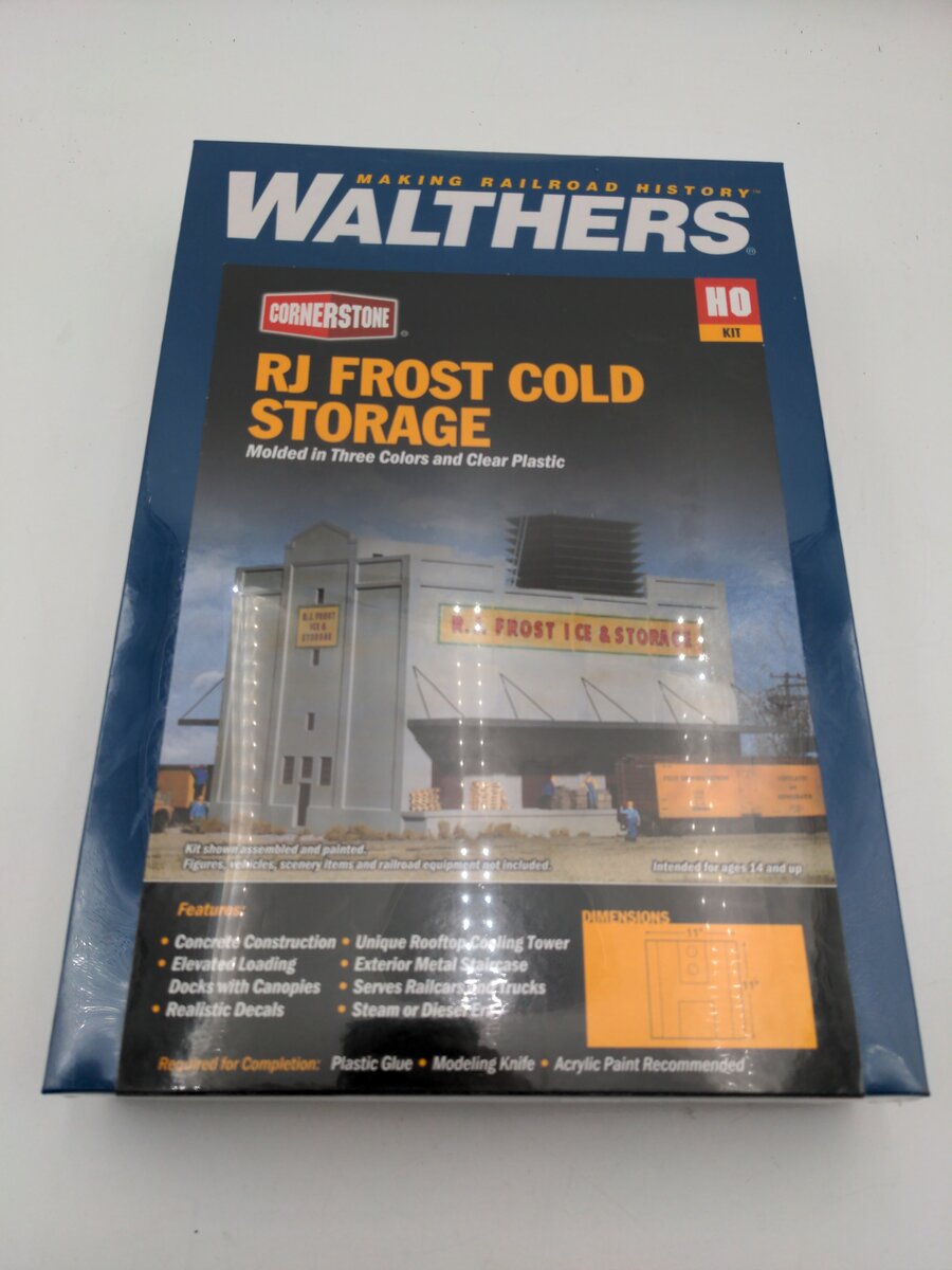 Walthers 933-3020 HO Scale R.J. Frost Ice & Storage Structure Kit