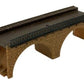 Faller B-545 HO Scale Cut Stone Viaduct Bridge Plastic Kit