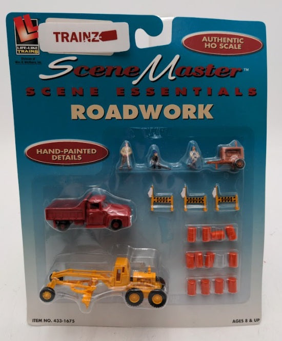 Life Like 1675 HO Scale SceneMaster Roadwork Accessories