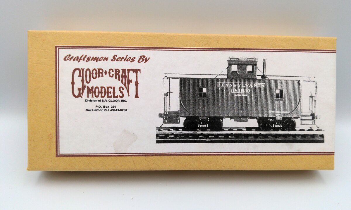 Gloor Craft 102 N Scale PRR N6b Caboose Kit