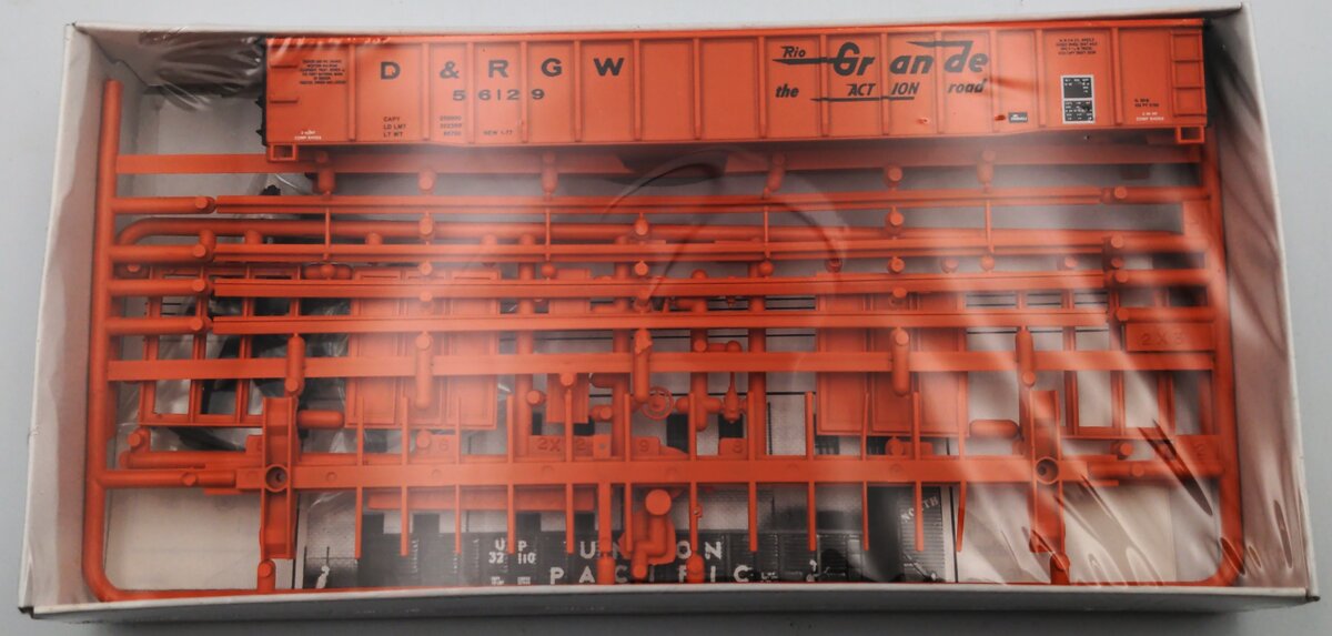 Walthers 932-5905 HO 53' D&RGW Thrall Smooth Sides Gondola Kit #56129