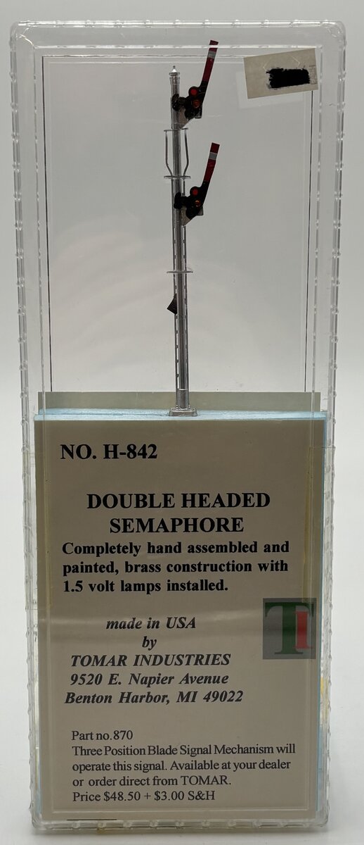Tomar Industries H-842 HO Double Headed Semaphore