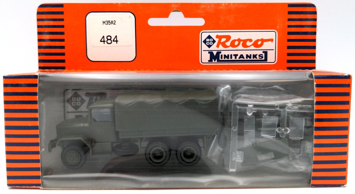Roco 484 HO Scale MiniTanks M35A2 Plastic Military Truck Kit