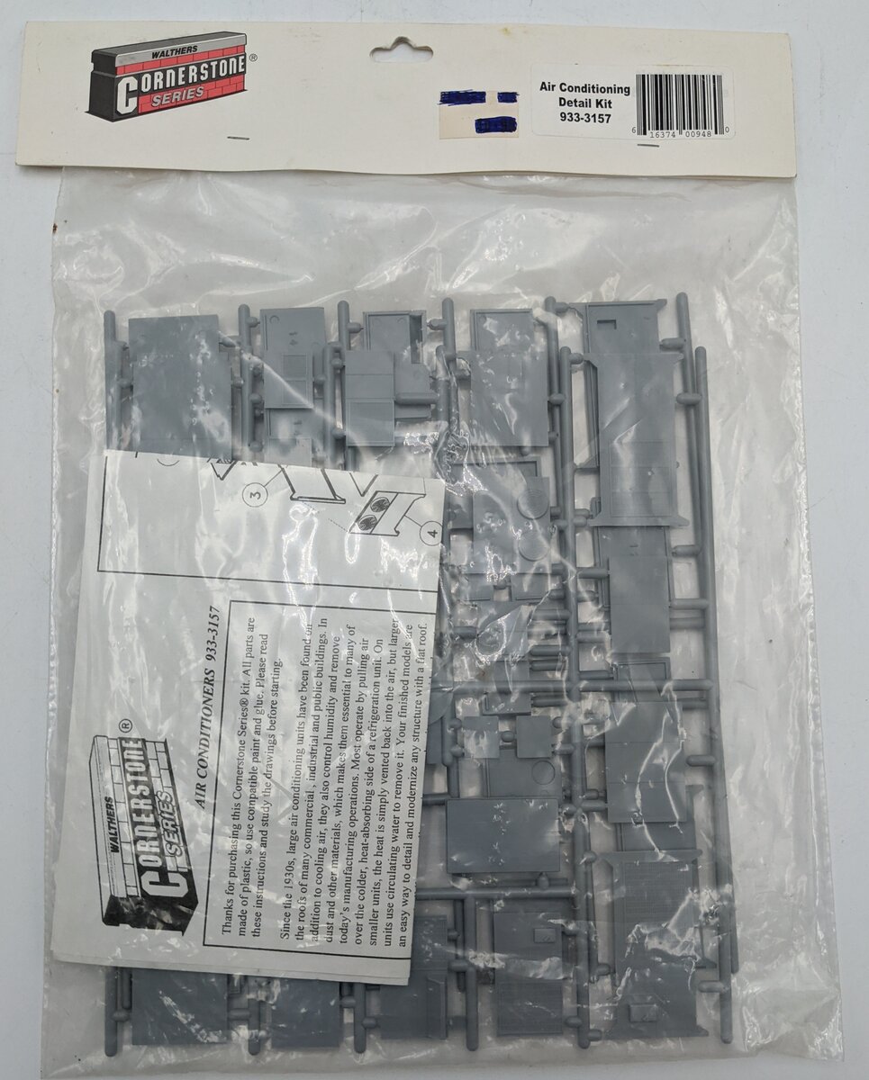 Walthers 933-3157 HO Scale Air Conditioning Detail Kit