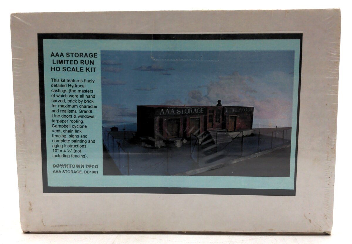 Downtown Deco 1001 HO Scale AAA Storage Building Kit
