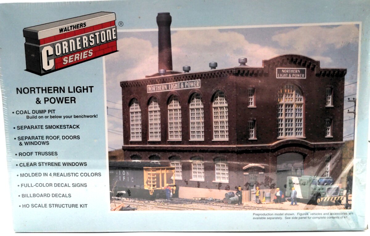 Walthers 933-3021 HO Northern Light & Power Industrial Structure Building Kit
