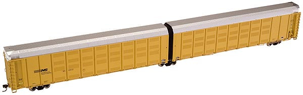 Atlas 20001122 HO Norfolk Southern RTR Thrall Articulated Auto Carrier #110238