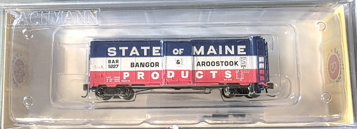 Bachmann 17056 N Bangor & Aroostook AAR 40' Steel Boxcar #5226