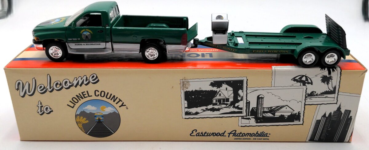 Eastwood 624032 1:43 Lionel County Parks & Recreation Truck & Trailer