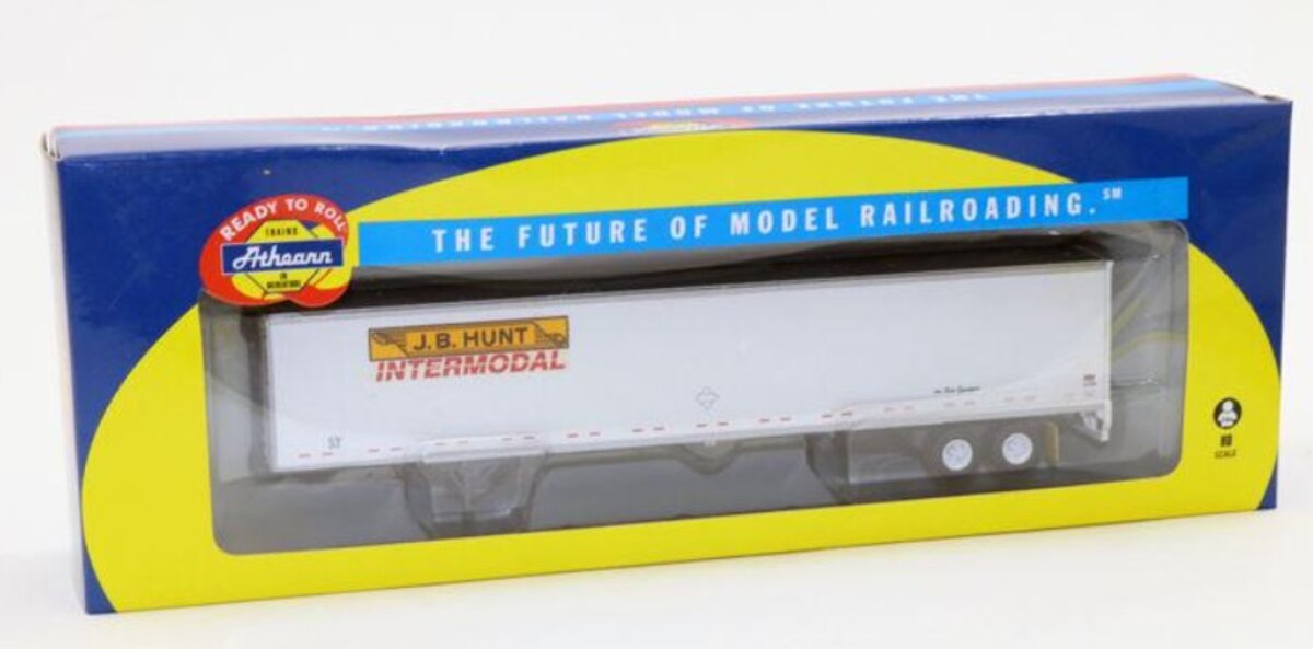 Athearn 28426 HO RTR JB Hunt Intermodal 53'' Wabash Duraplate #QMTZ40874