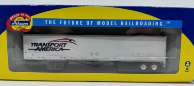 Athearn 28433 HO RTR Transport America 53'' Wabash Duraplate Trailer # 51055