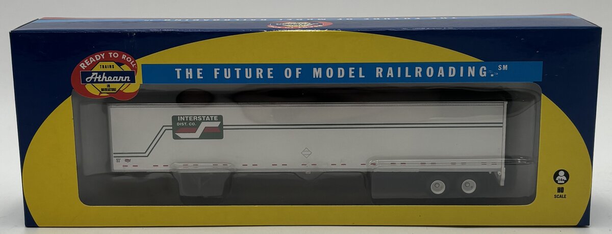 Athearn 28437 HO RTR Interstate 53'' Wabash Duraplate Trailer # 539300