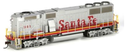 Athearn 88826 HO Santa Fe Warbonnet GP60B Diesel Locomotive #341