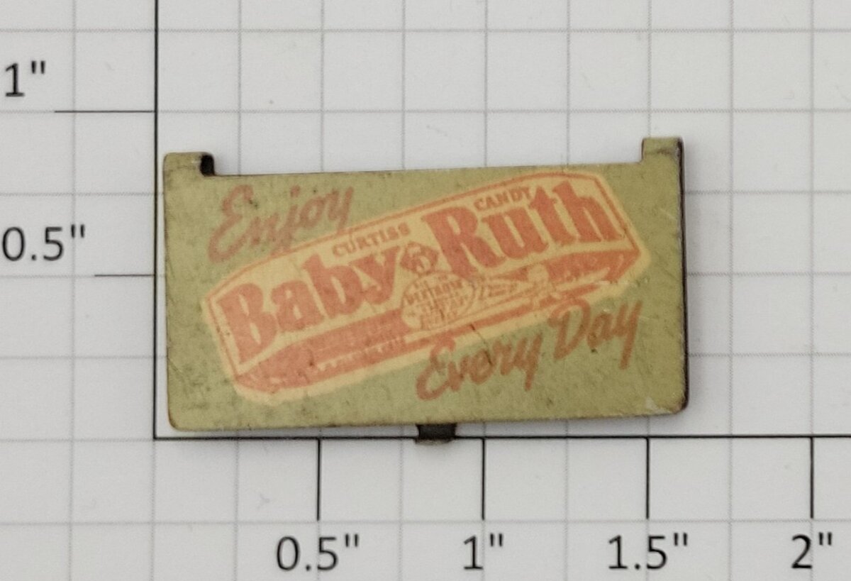 Lionel 256-65 Baby Ruth Metal Sign