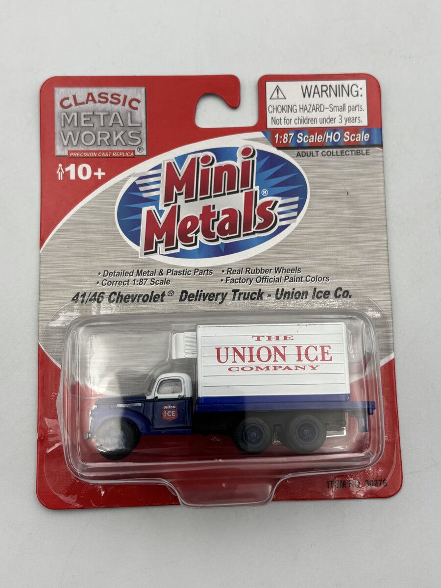 Classic Metal Works 30276 HO Mini Metals Union Ice '41-'46 Chevy Delivery Truck