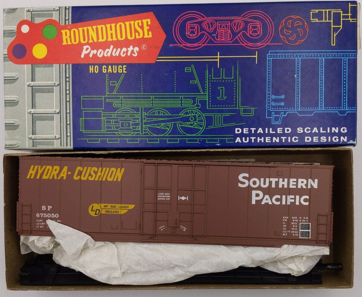 Roundhouse 1766 50' HI-Cube SD Southern Pacific Boxcar Kit