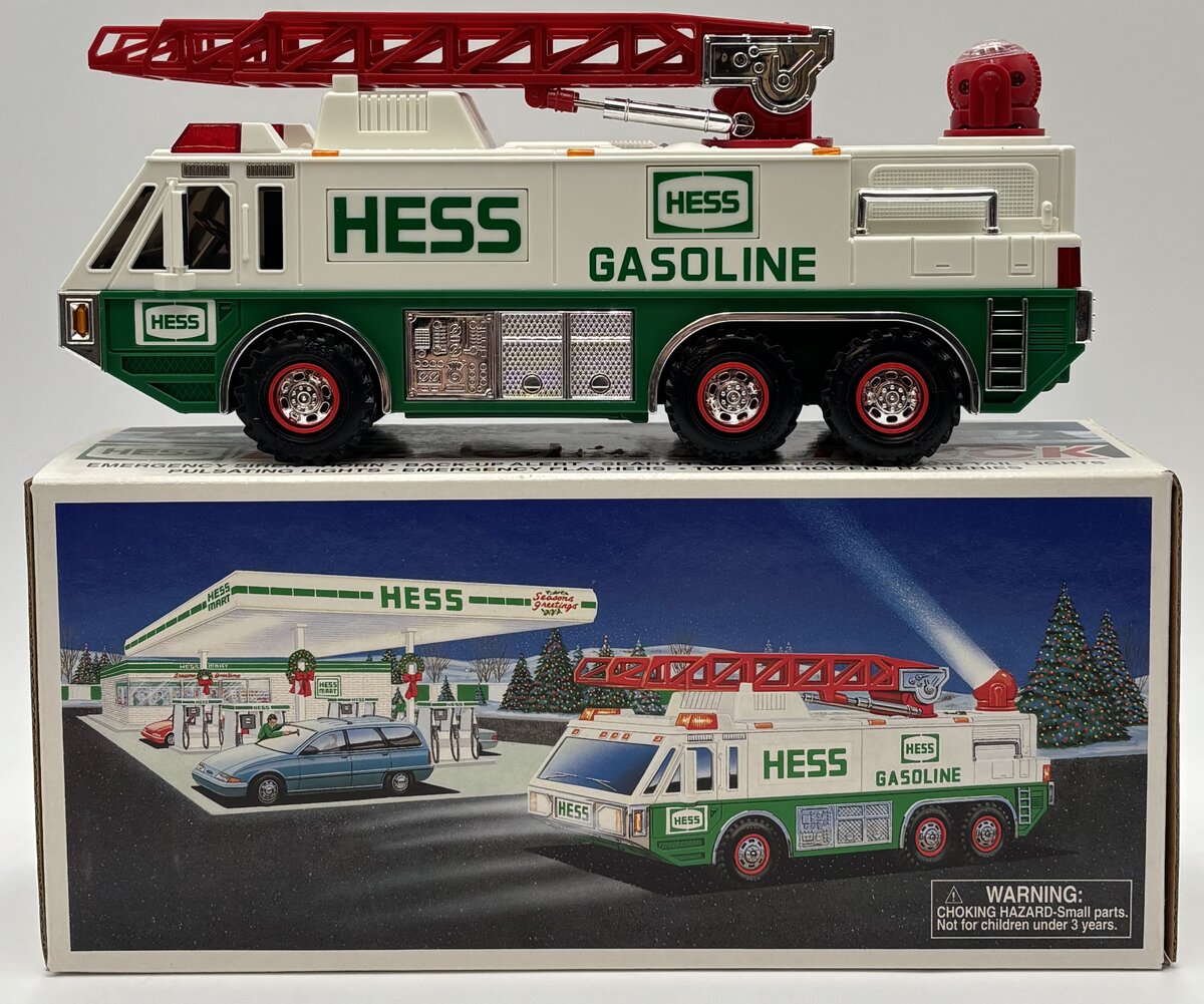 Hess 1996 Die Cast Emergency Ladder Truck w/Siren & Horn