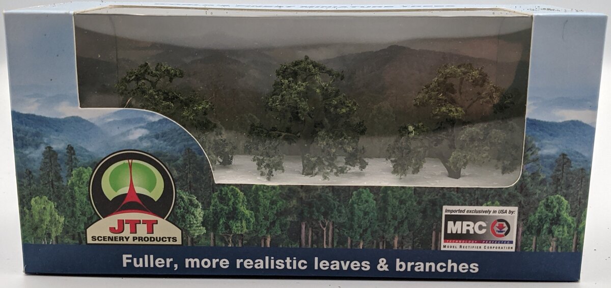 JTT Scenery Products 94349 Z 2" Live Oak Tree (Set of 3)