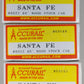 Accurail 8023 HO Scale Santa Fe 40' Wood Stock Car Kit Road #s-69275/69149/69183 NIB