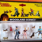 Woodland Scenics A2768 O Scenic Accents People and Pets Figures (Set of 8)